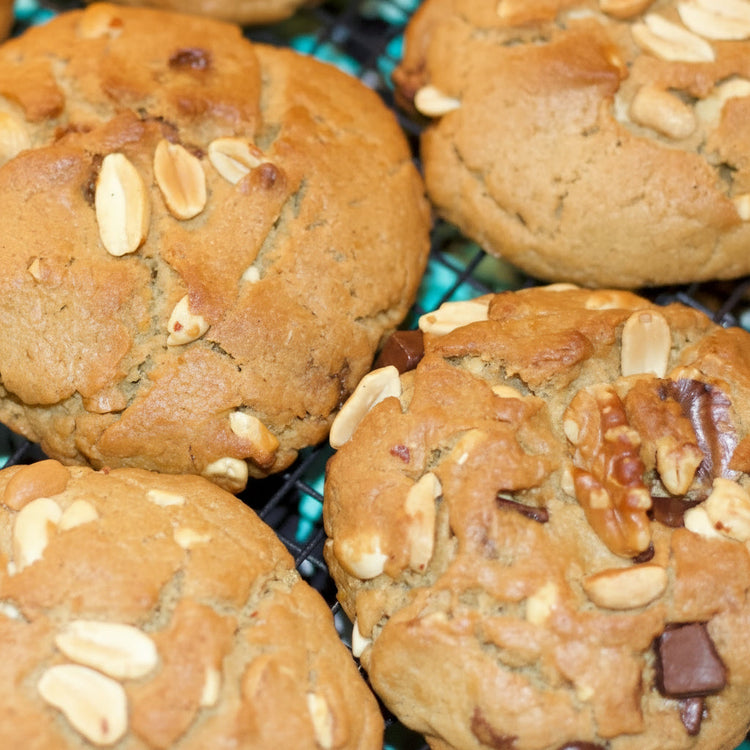 🫘 🍪 GARBANZO Y CREMA DE MANÍ - 🥜 MANÍ